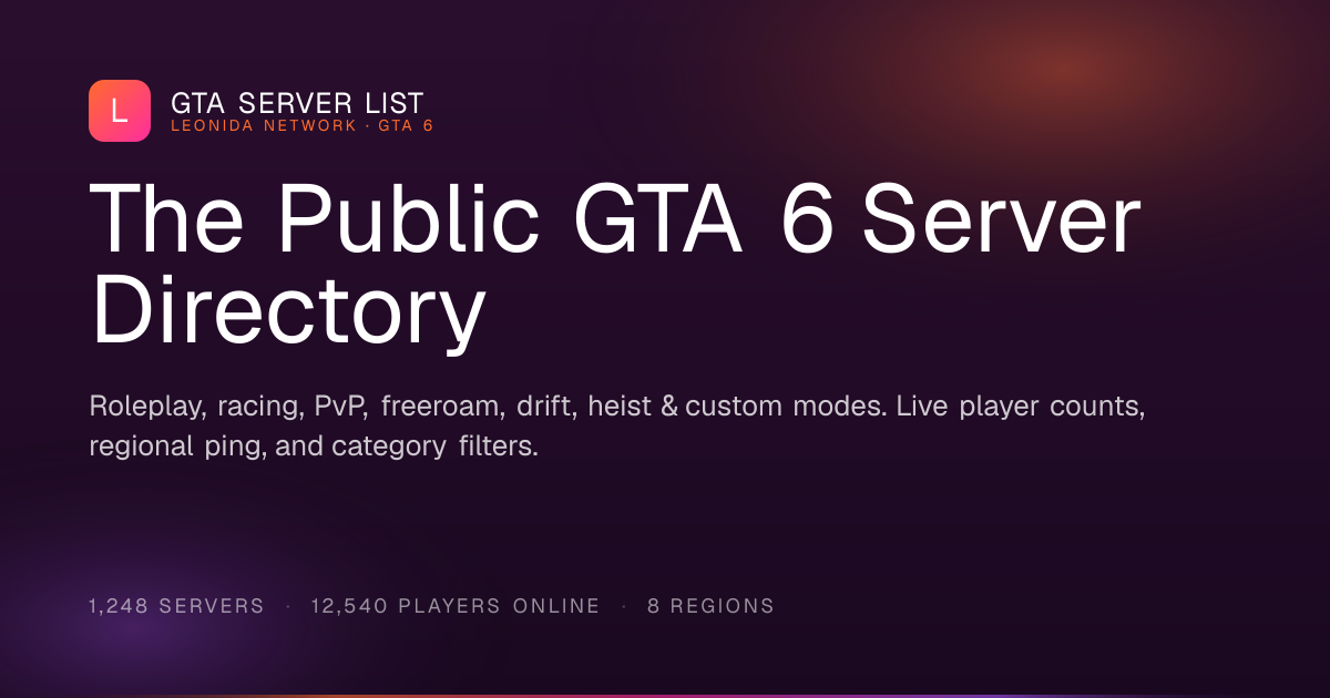 GTA 6 Server Status & Uptime
